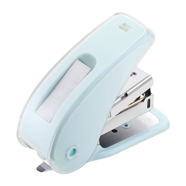 Mini Stapler for Office Paper Stapler for 24/6 26/6 Stapler Nails-Blue