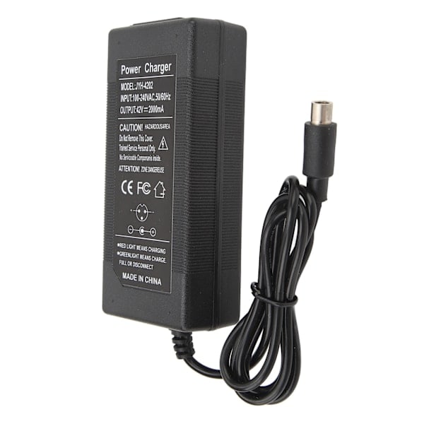 42V 2A Elektrisk Scooterlader 42V 2A Strømadapterkabel for Xiaomi M365 PRO PRO2 for Ninebot ES2 ES4 AC 100?240V EU-kontakt