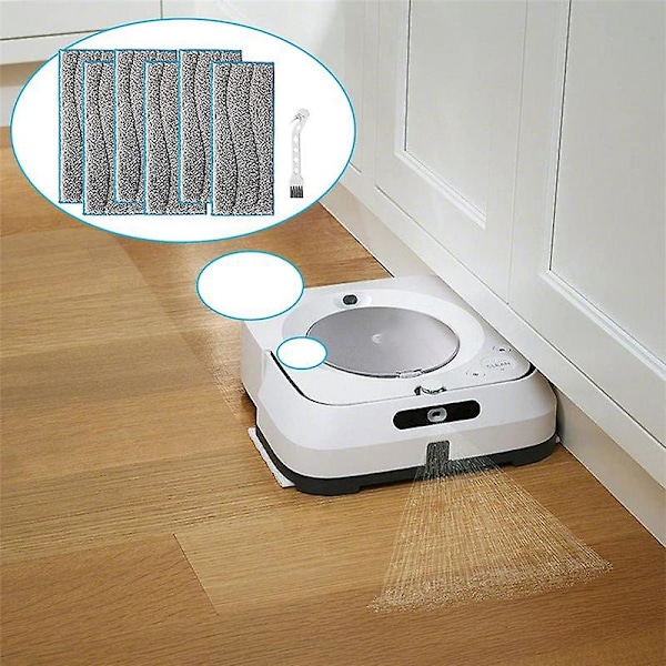 Utskiftbare Vaskbare Moppeputer for Irobot Braava Jet M6
