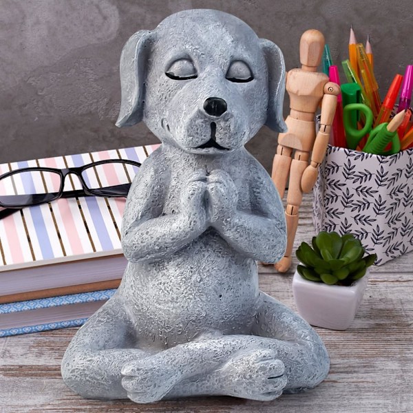 Meditasjonsstatue Hund Harpiks Meditasjon Yoga Ornamenter