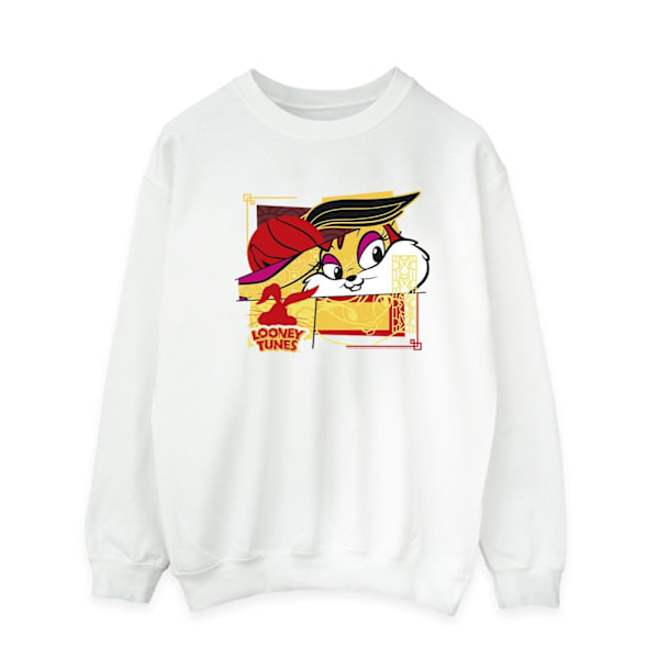 Looney Tunes Mænds Lola Kanin Nytårs Trøje 4XL Hvid Hvid 4XL