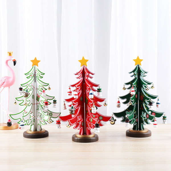 Julpynt Miniatyr Julgran DIY Present Borddekoration