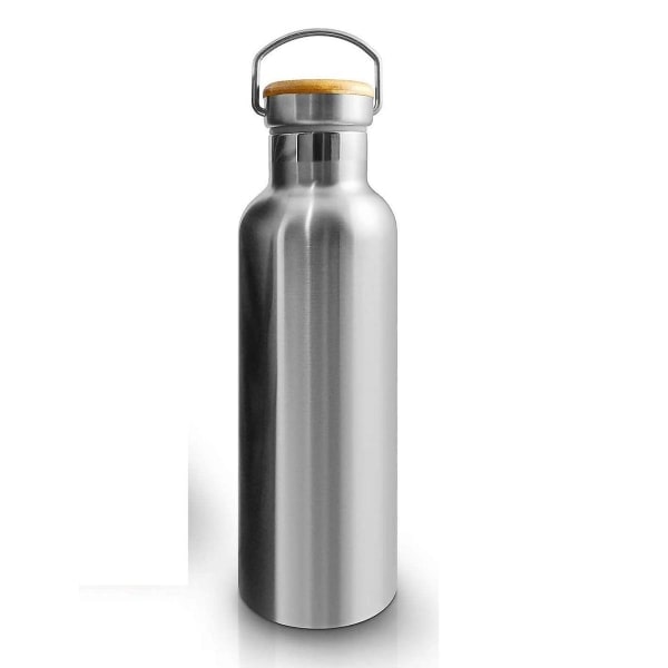 Isolerad vattenflaska i rostfritt stål Thermos stor vattenflaska 1000 ml