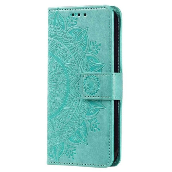 SKALO Samsung A54 5G Mandala Plånboksfodral - Turkos Turkos