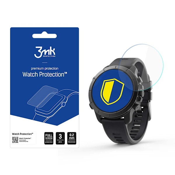 Elemnt Rival Multisport GPS-klocka - 3mk Watch Protection v. FlexibleGlass Lite