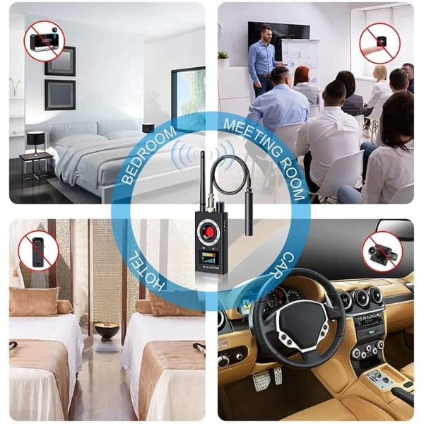 REMAKE Dold Kamera Sökare, Anti Spion Detektor, Buggdetektor, GPS Detektor