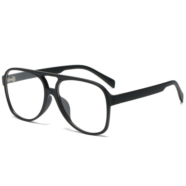 Retro Vintage 70-luvun Aviator-aurinkolasit, kaksoissilta, kevyt kehys miehille ja naisille (musta/keltainen) Keltainen