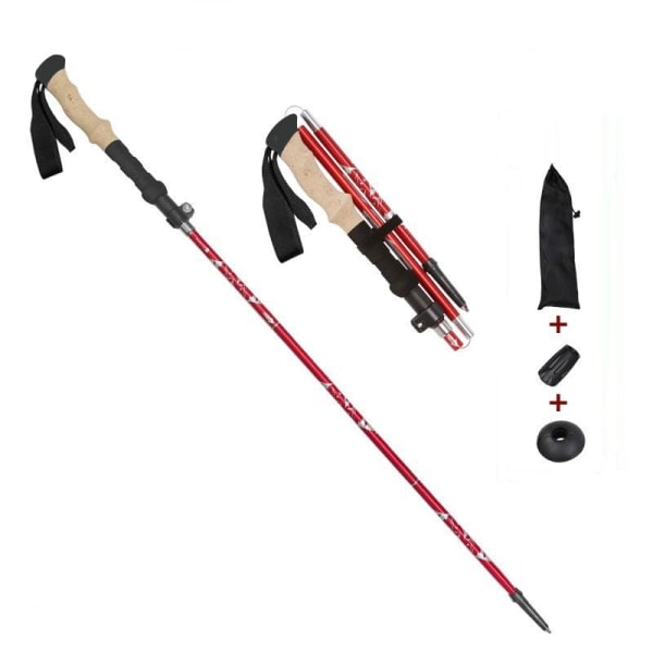 Ultralight-vaelluskeppi 5 osaa Punainen