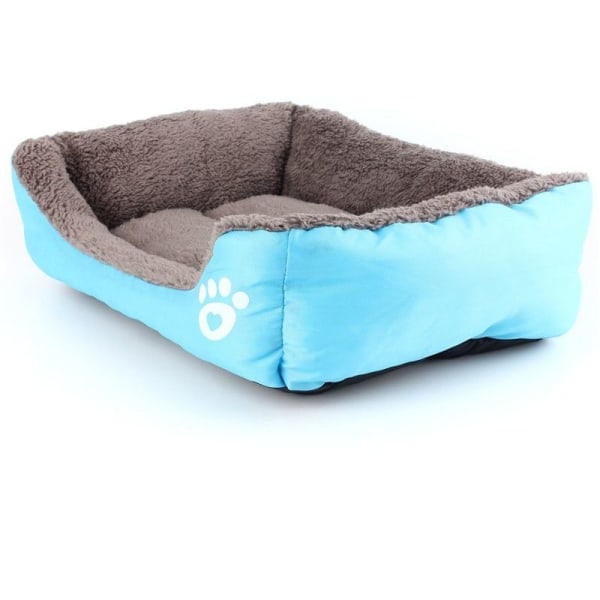 Cushion basket house winter warm for dog cat animal blue