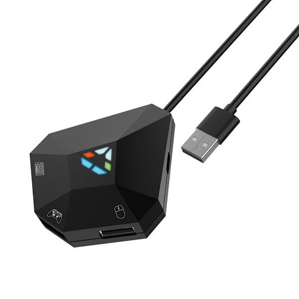 Omvandlare för mus och tangentbord, USB-anslutning Svart