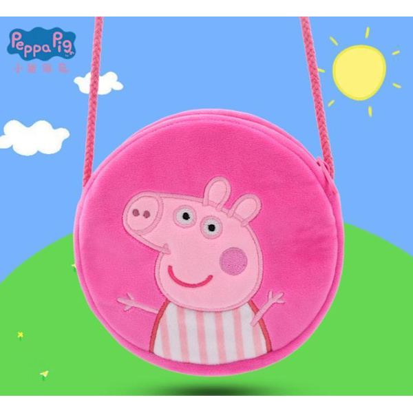 Greta Gris Peppa Gris förskoleväska axelväska Rosa Modell 2 Rosa Peppa Blå Blue