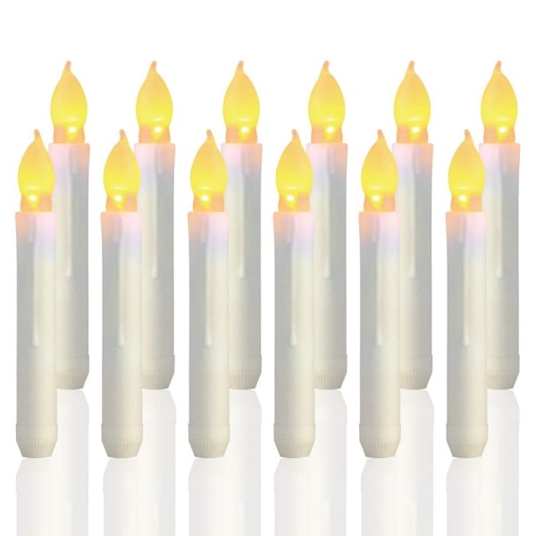 12 stk. Flammeløse LED-lys, Batteridrevne Harry Potter Flydende Lys til Fest, Klasseværelse, Bryllup, Julepynt