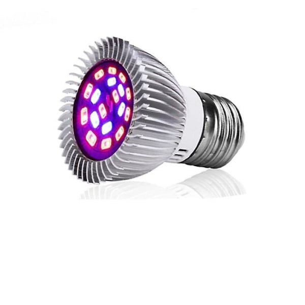 Växtlampa Blomning Hydroponiskt System Fullspektrum Växande Ljus E14 / 28 LEDS