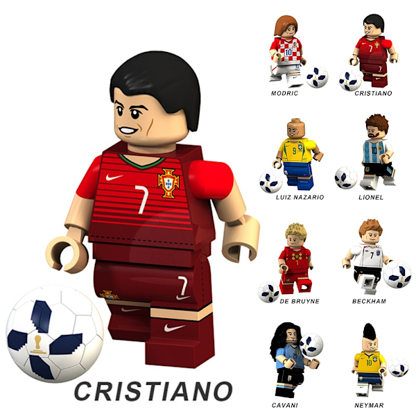 REMAKE pcs WC fotboll Byggklossar Figurer Leksak Barnpresent