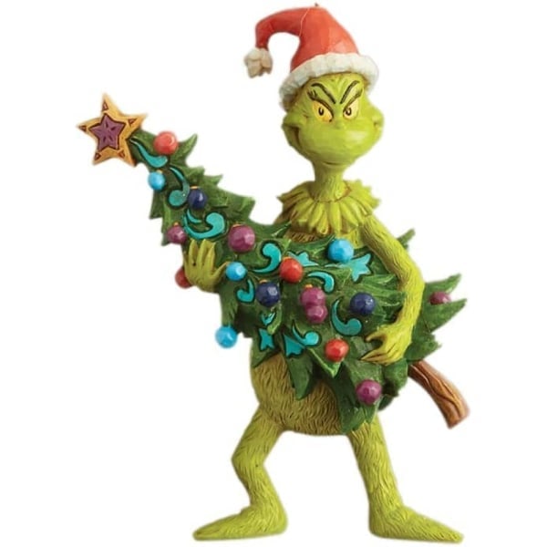 Grinch Julepynt, 2022 Nyttårs Grinch-pynt Juletrehengende Pynt Grinch-anheng Grinch Stjal Julen For