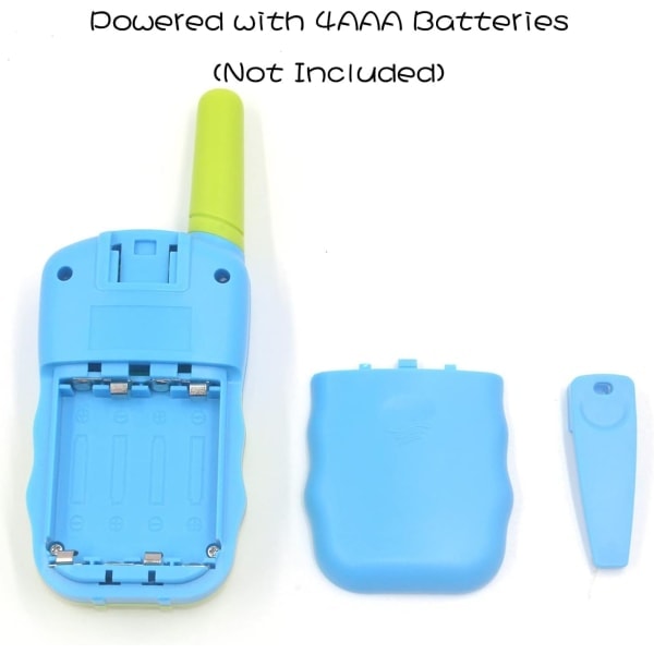 REMAKE Pack Batteridrivna Walkie Talkies för Barn med 22 Kanaler 2-vägsradio 3km Lång Räckvidd, Leksak för 3-12 År Gamla Pojkar Flickor, med Bakgrundsbelyst...