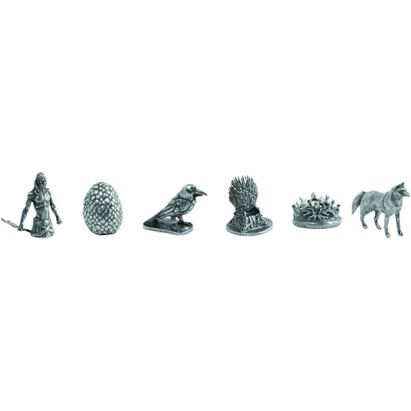 REMAKE Monopolyspelet Game of Thrones Samlarutgåva - Spelet för den populära serien 6 spelare