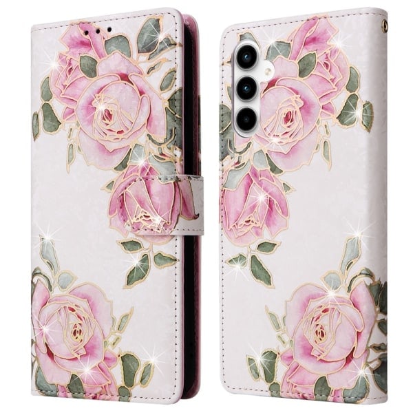 Plånboksfodral för Samsung Galaxy A35 Blommor flerfärgad