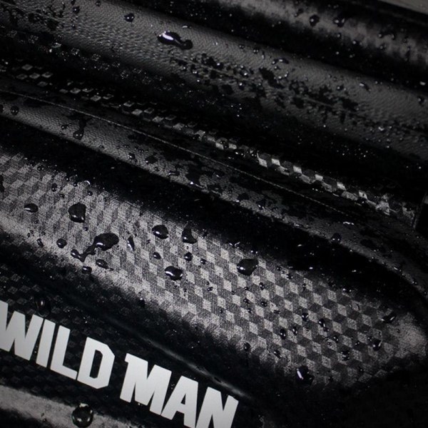 Vandafvisende Cykeltaske med Mobilrum WildMan HardPouch XL Sort
