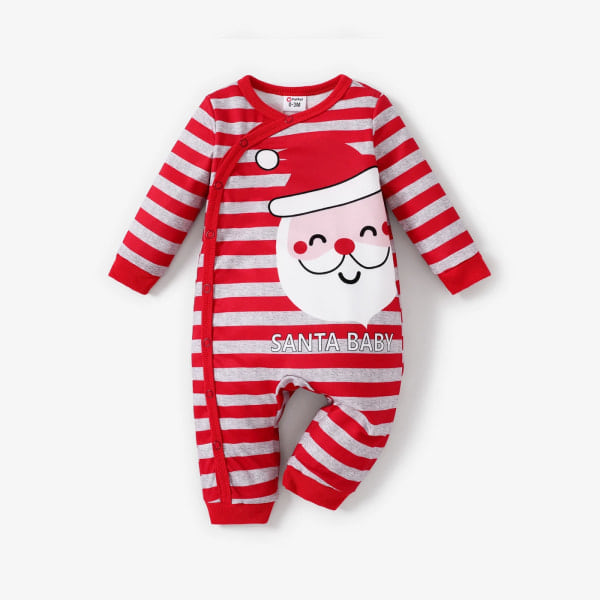 Baby Girl/Boy Cute Christmas Long Sleeve Jumpsuit White 0-3Months