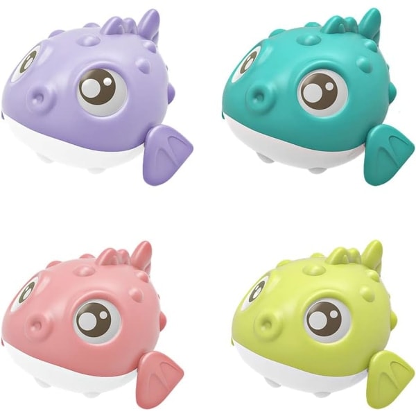 4-pak Collapsible Badelegetøj, Collapsible Andelegetøj Vandspand Optrækssvømning (Gearfish)