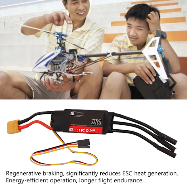 40A Børsteløs ESC til 32 Bit Fastvingede UAV Børsteløs Elektronisk Hastighedsregulator RC Hastighedsregulator til RC Fly RC Drone