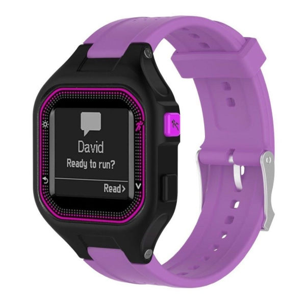 Garmin Forerunner 25 -kellohihna silikoninen urheilullinen - Violetti Violetti