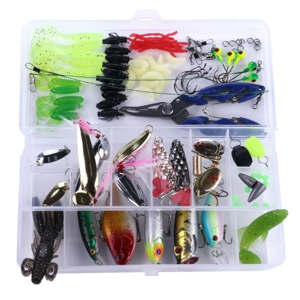 110-pack of fishing lures and accessories - Fishing lures