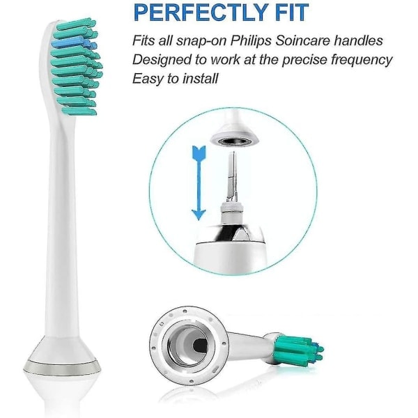 REMAKE 8-paketin standardihammasharjan päät Philips Sonicare