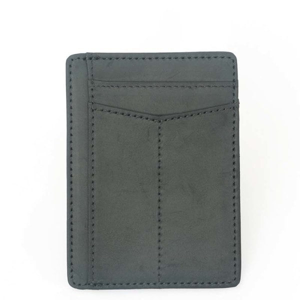 RFID blocking card holder card wallet in genuine leather Black