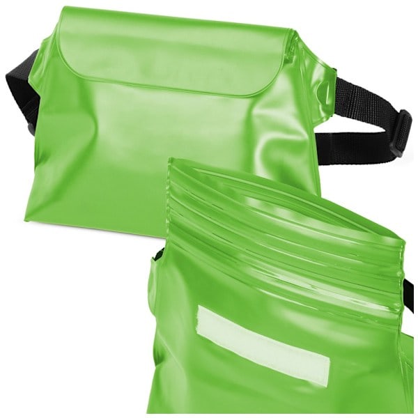 Vandafvisende PVC-taljepose - Grøn