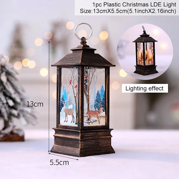 Christmas Lamp Light Merry Christmas Decorations for Home Christmas Tree Ornaments 2024 Navidad Christmas Gifts New Year 2025 style 3