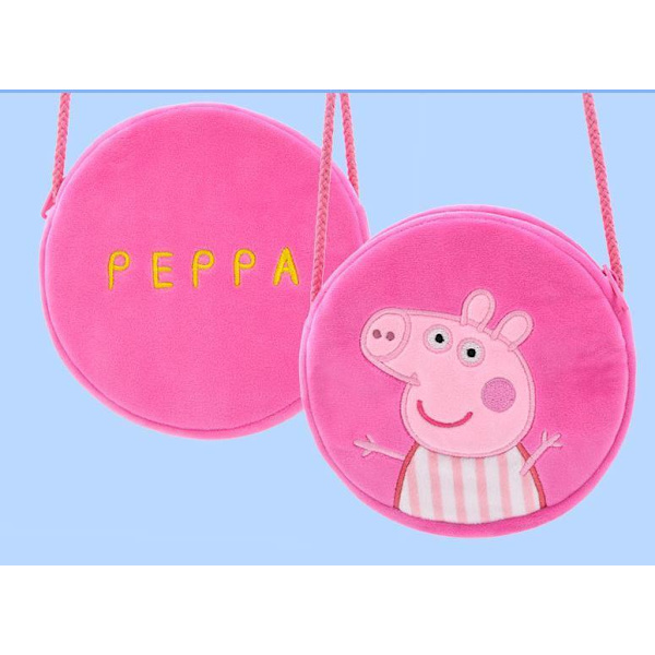 Greta Gris Peppa Gris förskoleväska axelväska Rosa Modell 2 Rosa Peppa Blå Blue