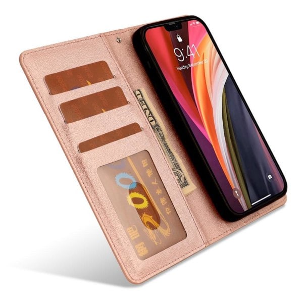 iPhone 12 / 12 Pro - 2-in-1 Magneettinen Kotelo - Rose Gold Rose Gold Rose Gold