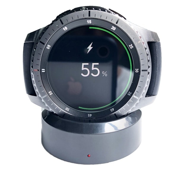 Smartwatch Trådløs oplader 2 stk Samsung r770/760/gear s3 Sort