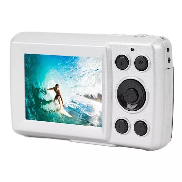 Kompakt digitalkamera med 16x zoom och 16MP sensor, 2.4\" LCD, svart