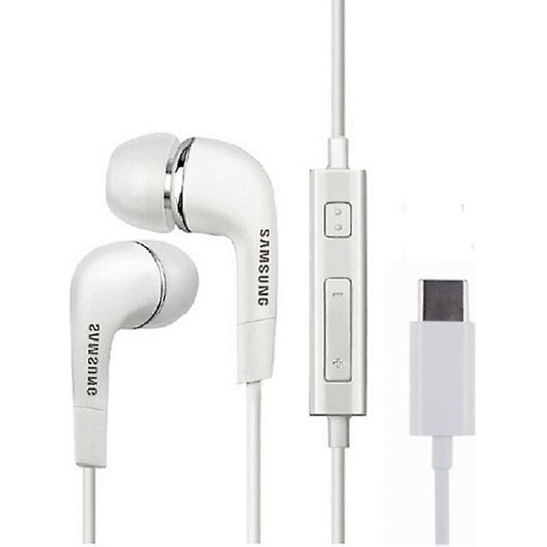 REMAKE Samsung EHS64AVFWE Hodetelefon USB-C In-Ear Hodetelefoner for Smarttelefon - Hvit