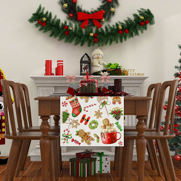 Jule-Peberkage-Korkunderlag Vinter Nytår Julepynt Peberkage Julepynt og Hjemmebord Tilbehør-13×72''