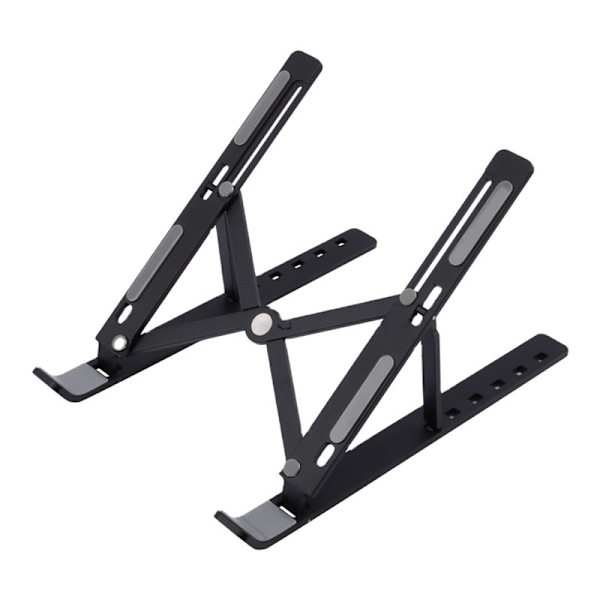Laptop stand foldbar og justerbar Sort