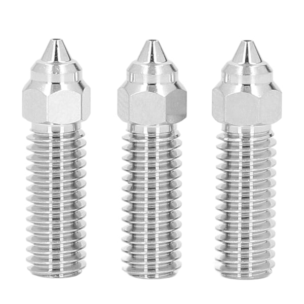 3Pcs 3D Printer Extruder Nozzle 1.75mm M6 High Speed Hotend Extruder Nozzle for Creality K1 1.75/0.8mm