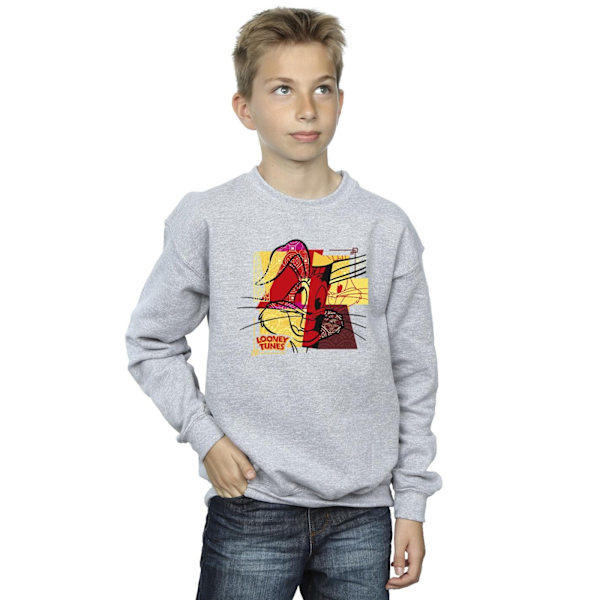 Looney Tunes Drenge Bugs Bunny Kanin Nytårs Sweatshirt 12-13 År Sports Grå 12-13 År