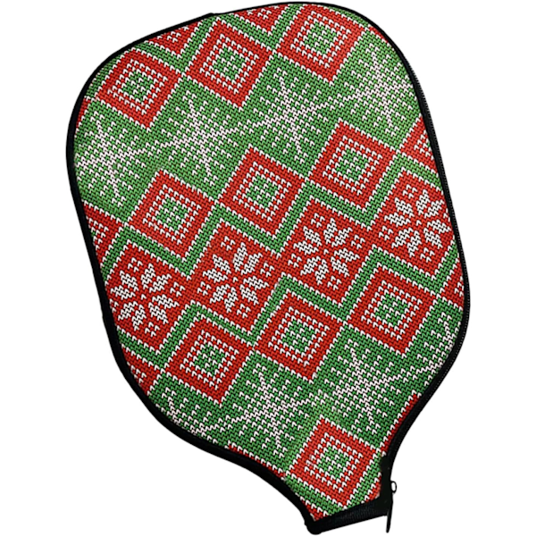 Lynlås Paddle Case, Beskyttende Cover til Padelketsjere og Pickleball Paddle, Opbevaringspose til Padelbolde Jul