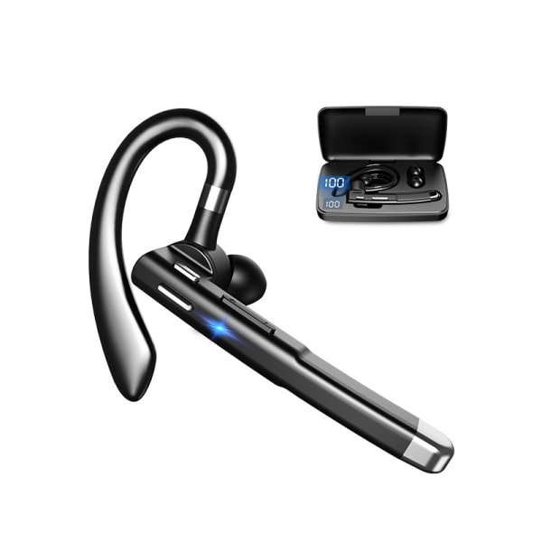 Øretelefon Bluetooth 5.1 Dobbelt-Mikrofon CVC 8.0 støjreduktion Sort