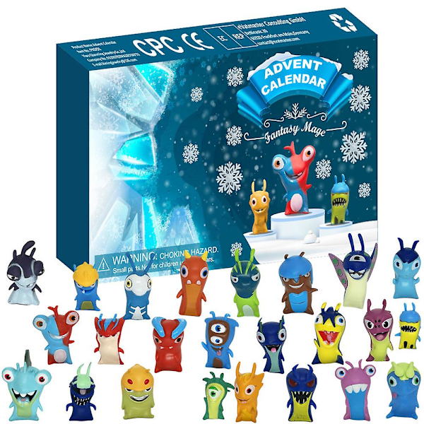 24-dagars Julkalender Nedräkning Slugterra Figurer Leksaker Barn Julgåvor Ideal Blind Box