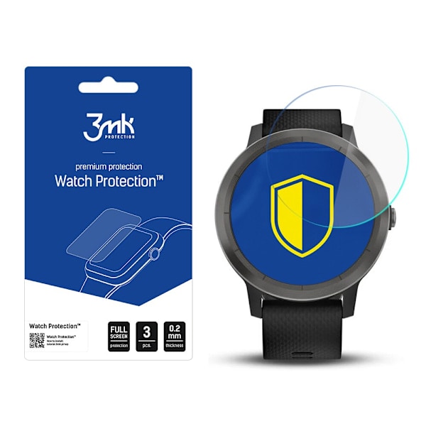 Garmin Vivoactive 3 - 3mk Urbeskyttelse v. FlexibleGlass Lite