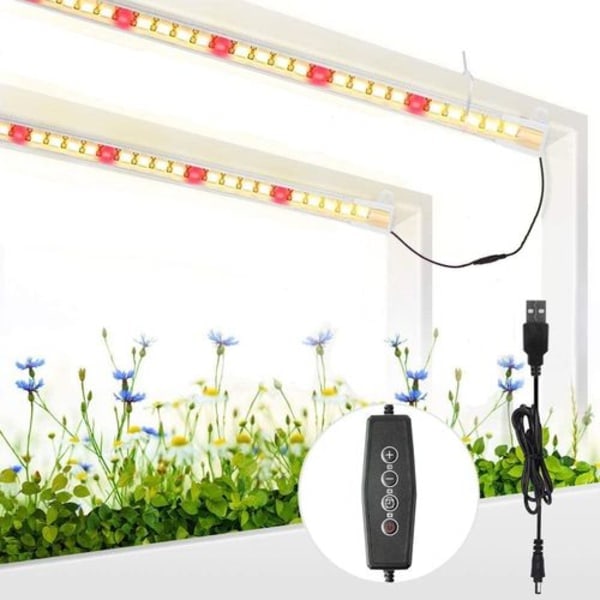 40W LED plantelampe Fuld Spektrum Solskin USB indendørs planter