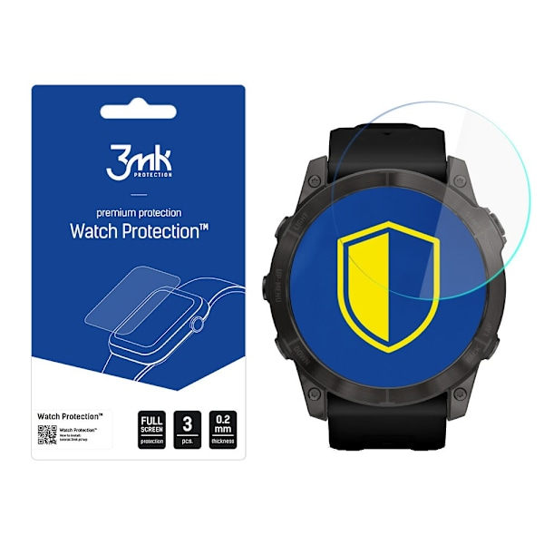 Garmin Fenix​​​​​7 - 3mk Watch Protection v. FlexibleGlass Lite