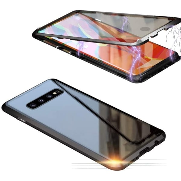 Samsung Galaxy S10 etui med skærmbeskytter Sort