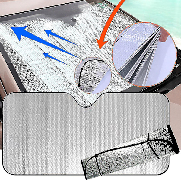 Front Windshield Sunshade For Car Truck Suv-blocks Uv Rays Sun Visor Protector