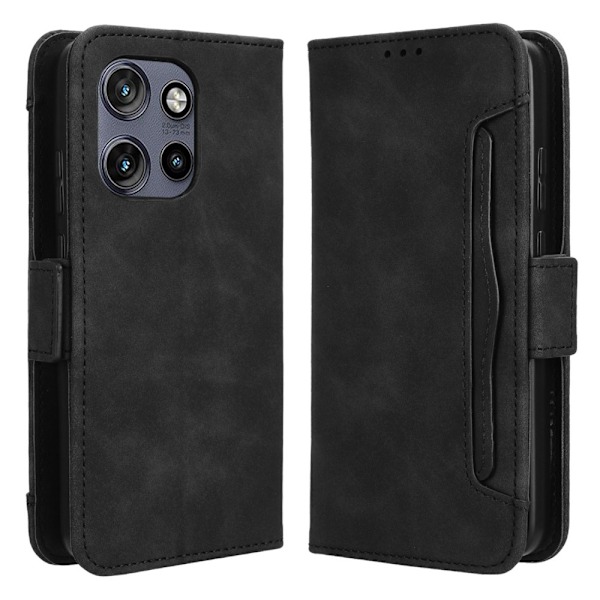 SKALO Motorola Edge 50 Neo 5G 6-Rums Wallet Case - Sort
